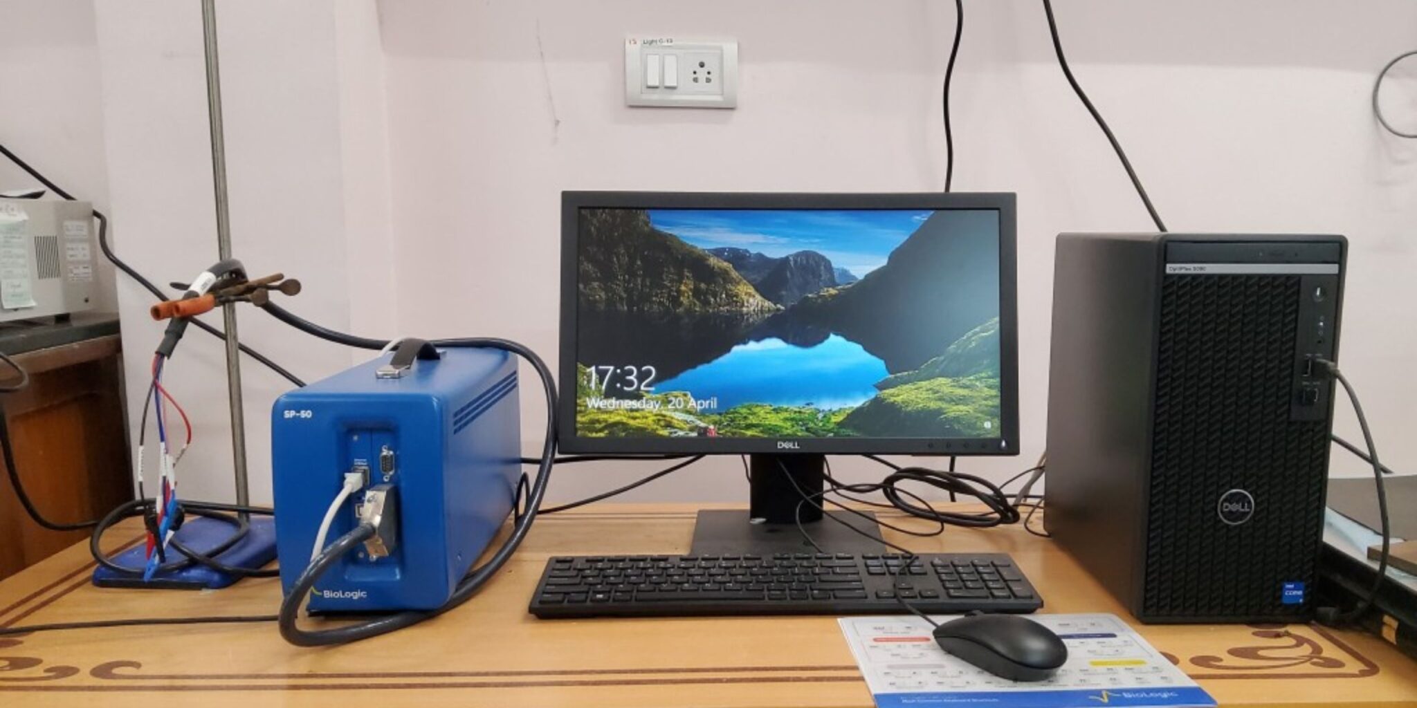 Biologic CV-electrochemical workstation